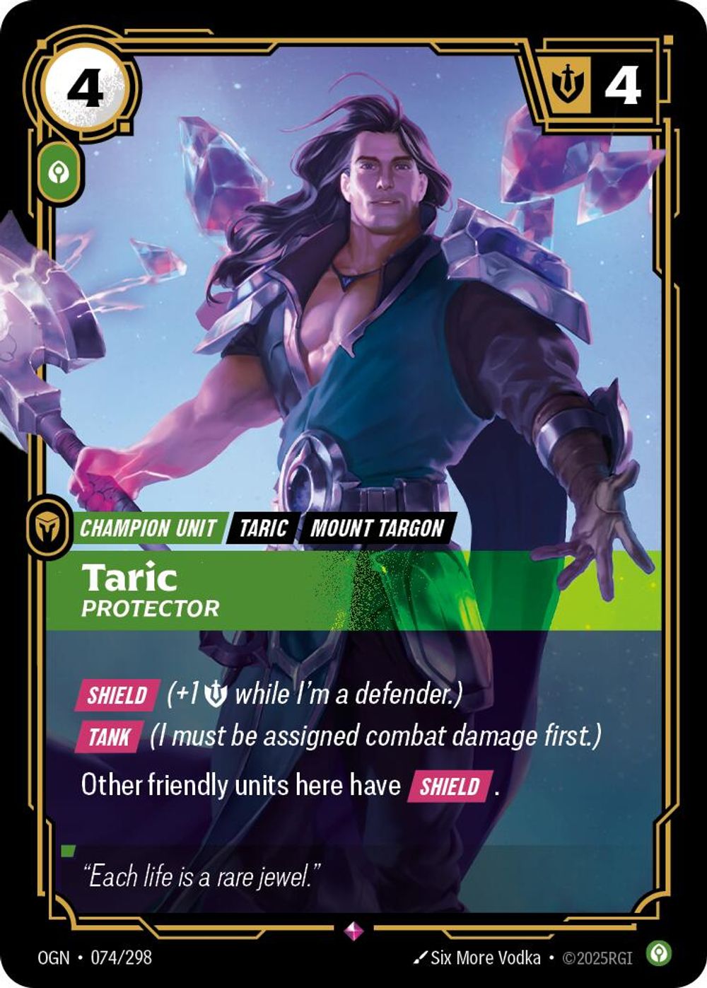 Taric - Protector — Origins