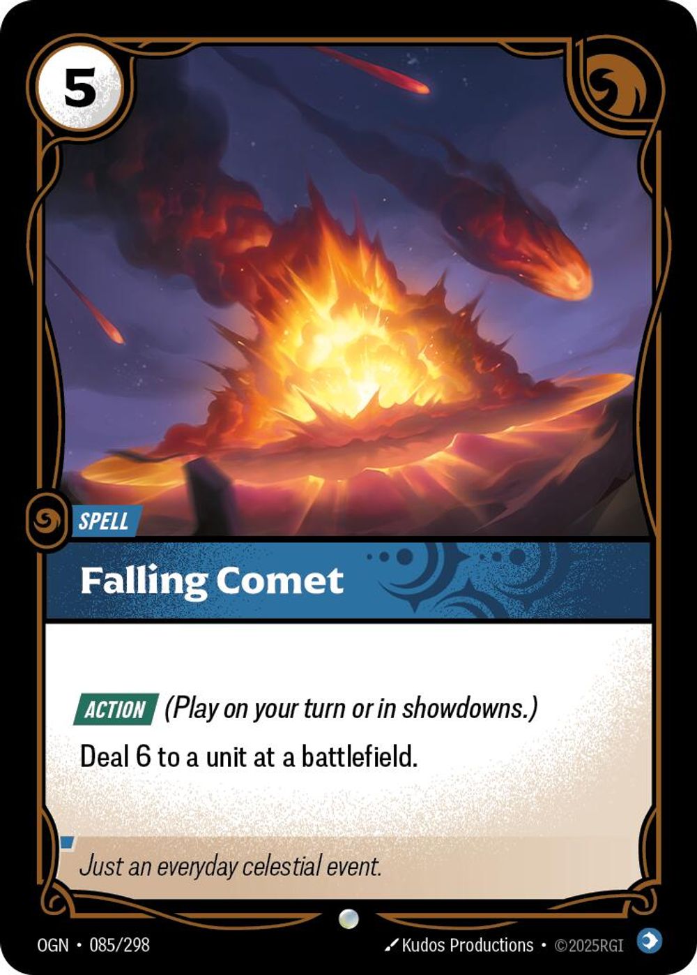 Falling Comet — Origins