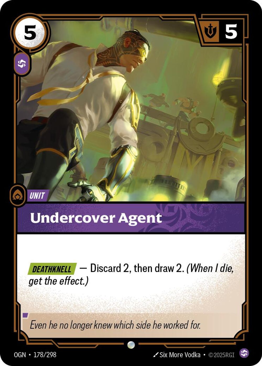 Undercover Agent — Origins
