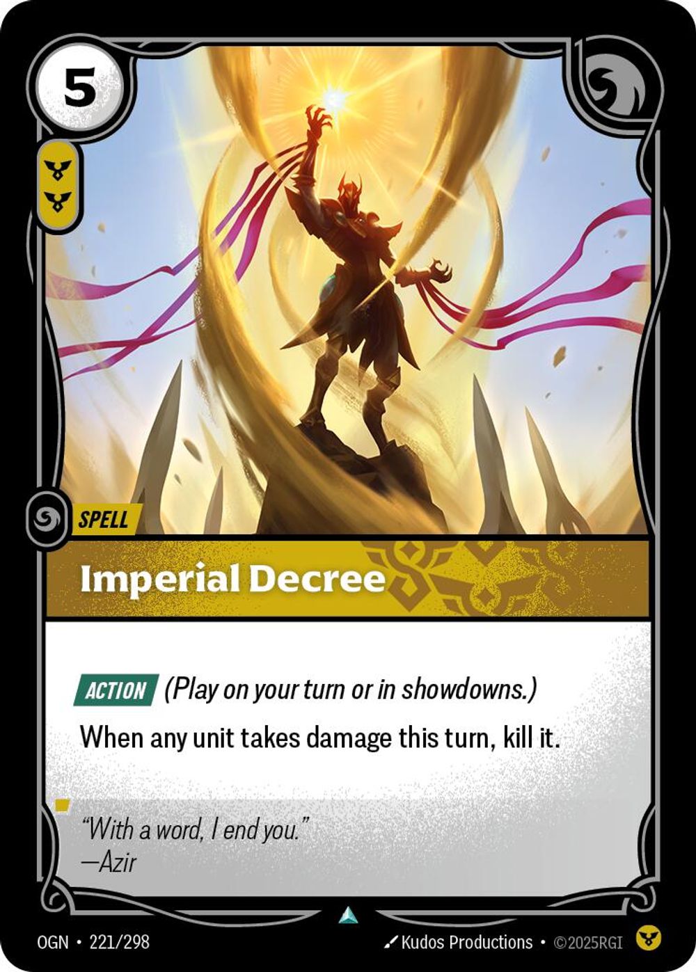 Imperial Decree — Origins
