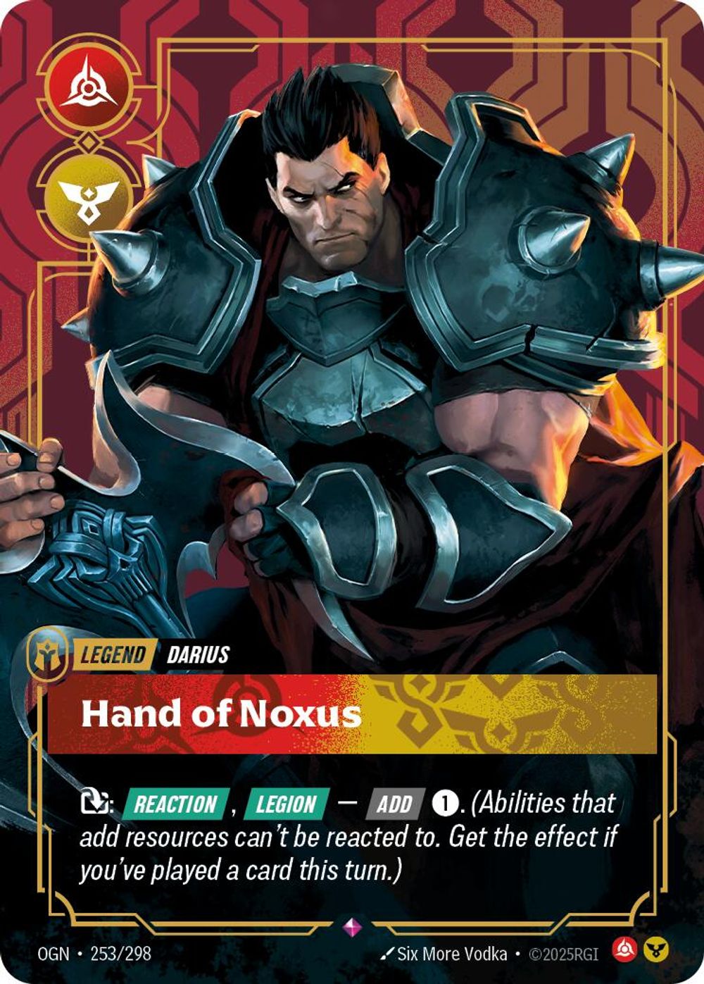 Darius - Hand of Noxus — Origins