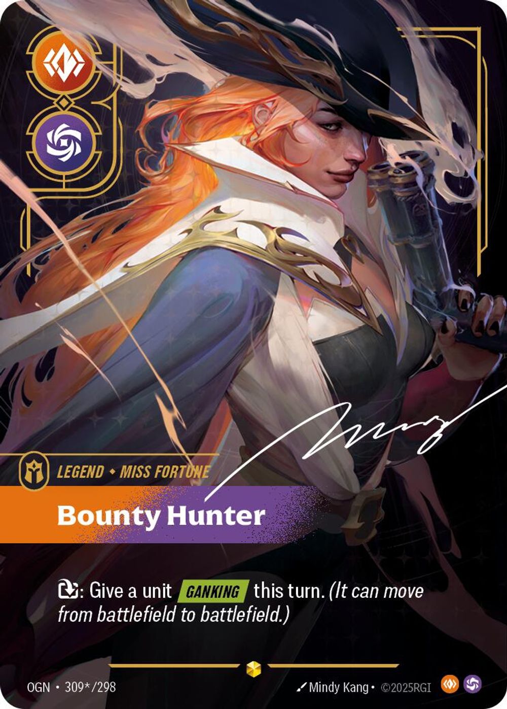 Miss Fortune - Bounty Hunter (Signature) — Origins