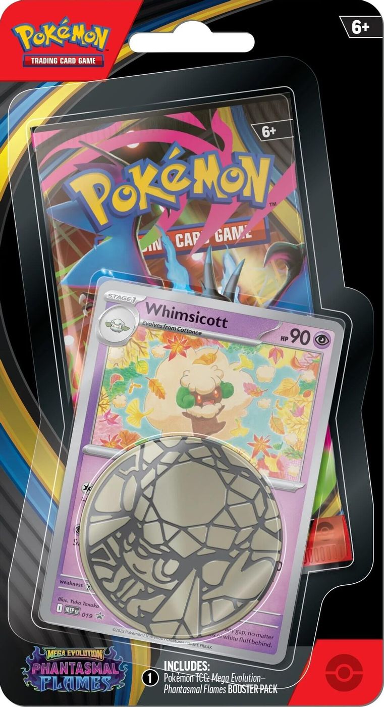 Phantasmal Flames Single Pack Blister [Whimsicott] — ME02: Phantasmal Flames