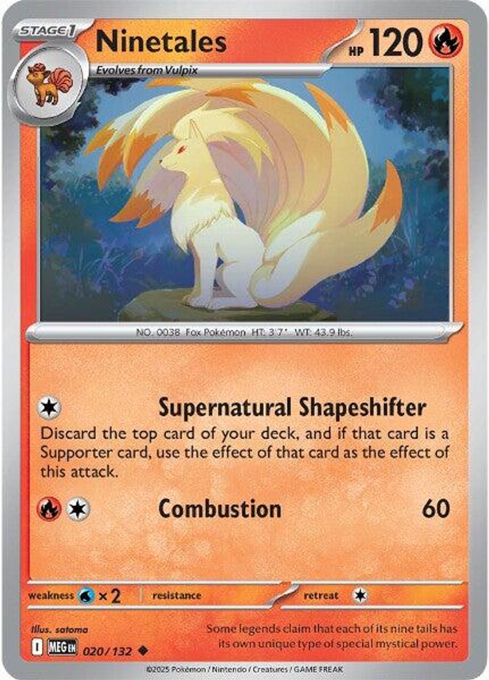 Ninetales — ME01: Mega Evolution