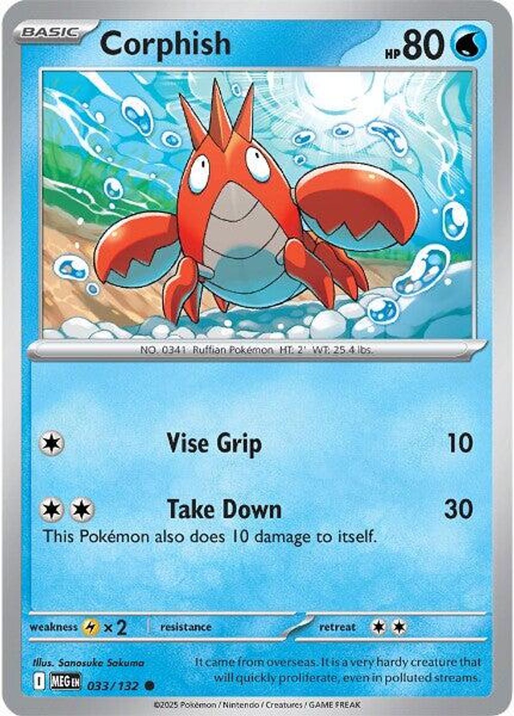 Corphish — ME01: Mega Evolution