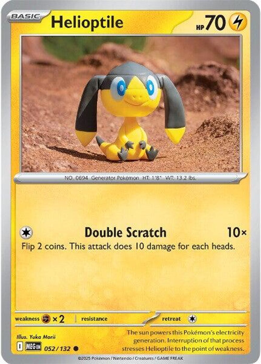 Helioptile - 052/132 — ME01: Mega Evolution