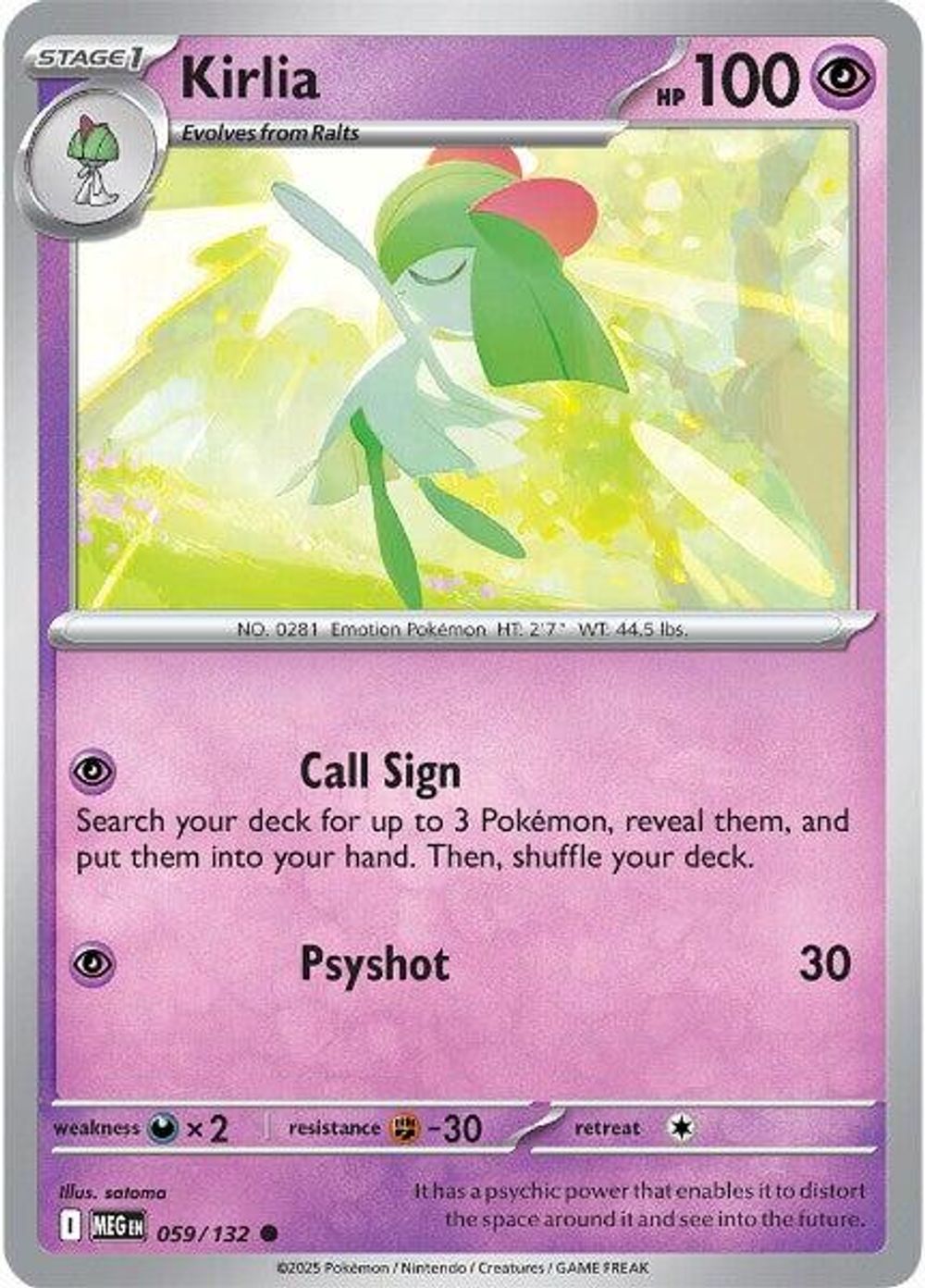 Kirlia — ME01: Mega Evolution