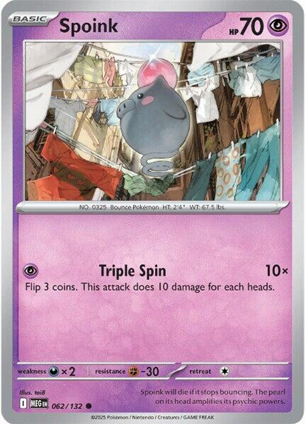 Spoink — ME01: Mega Evolution