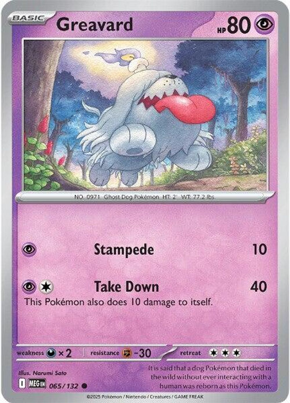 Greavard — ME01: Mega Evolution