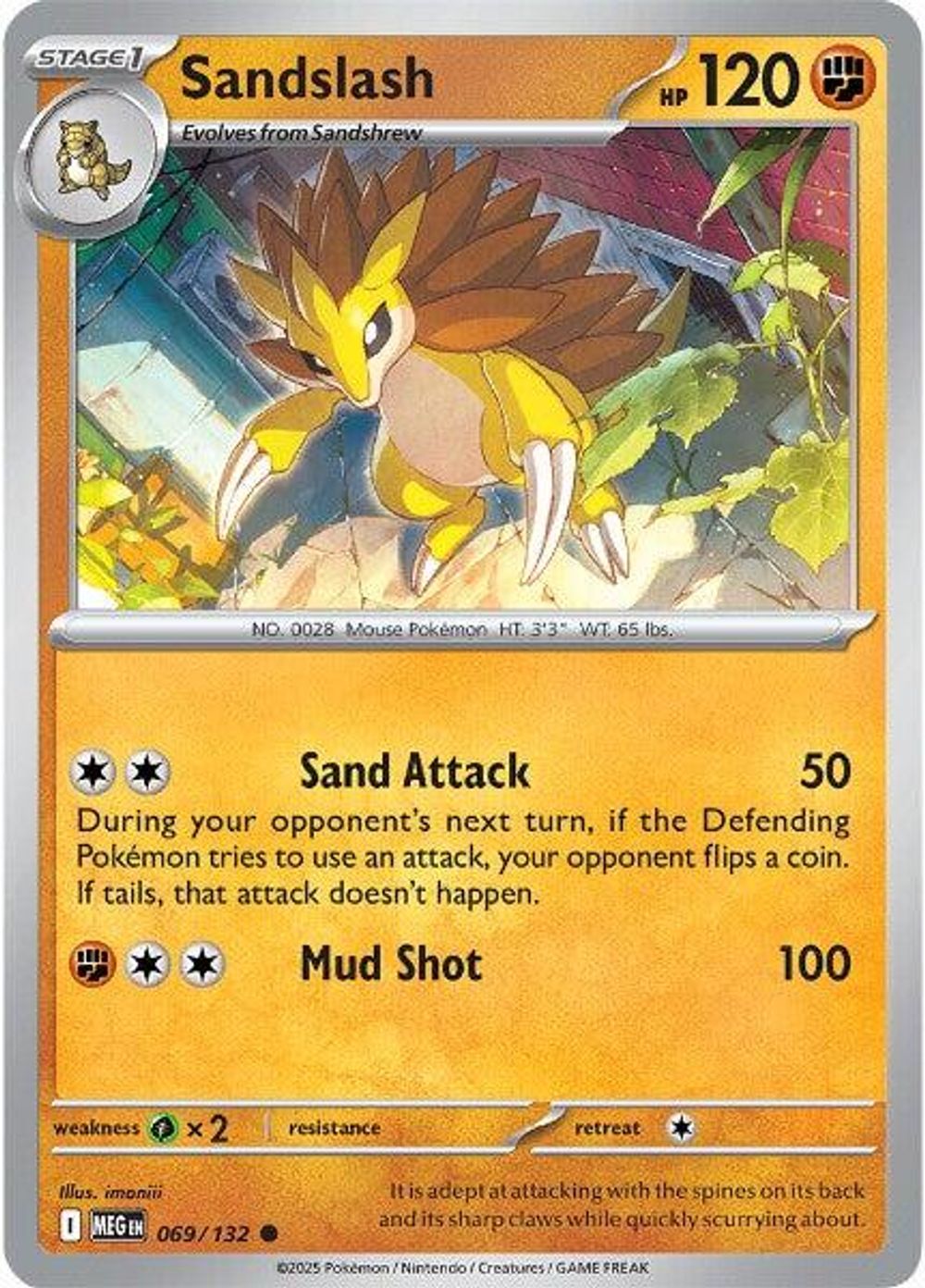 Sandslash — ME01: Mega Evolution