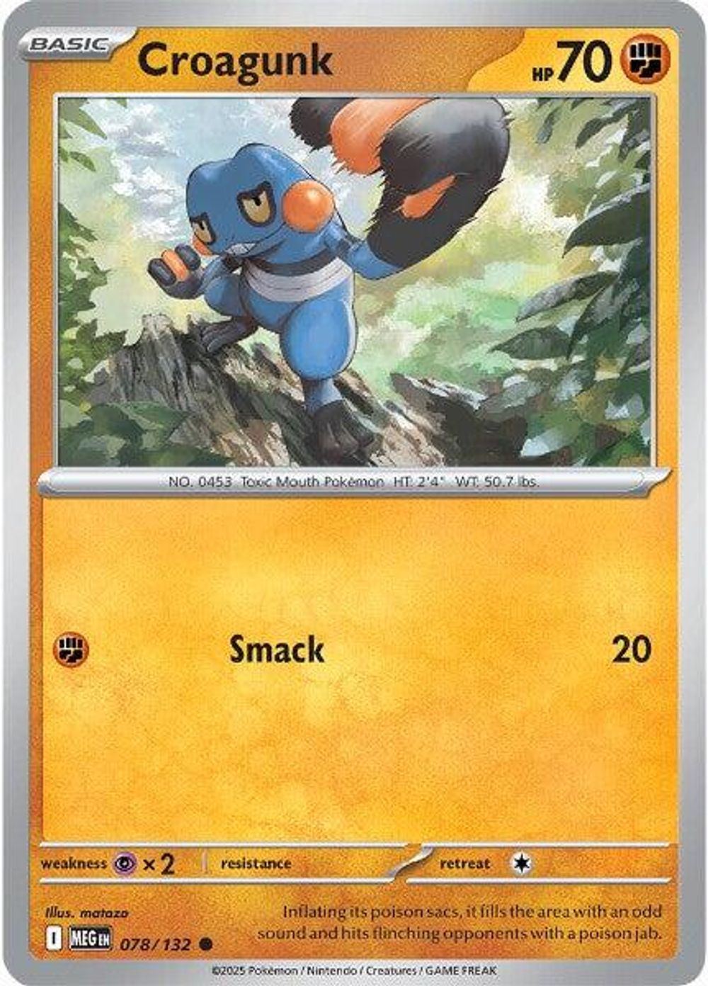 Croagunk — ME01: Mega Evolution