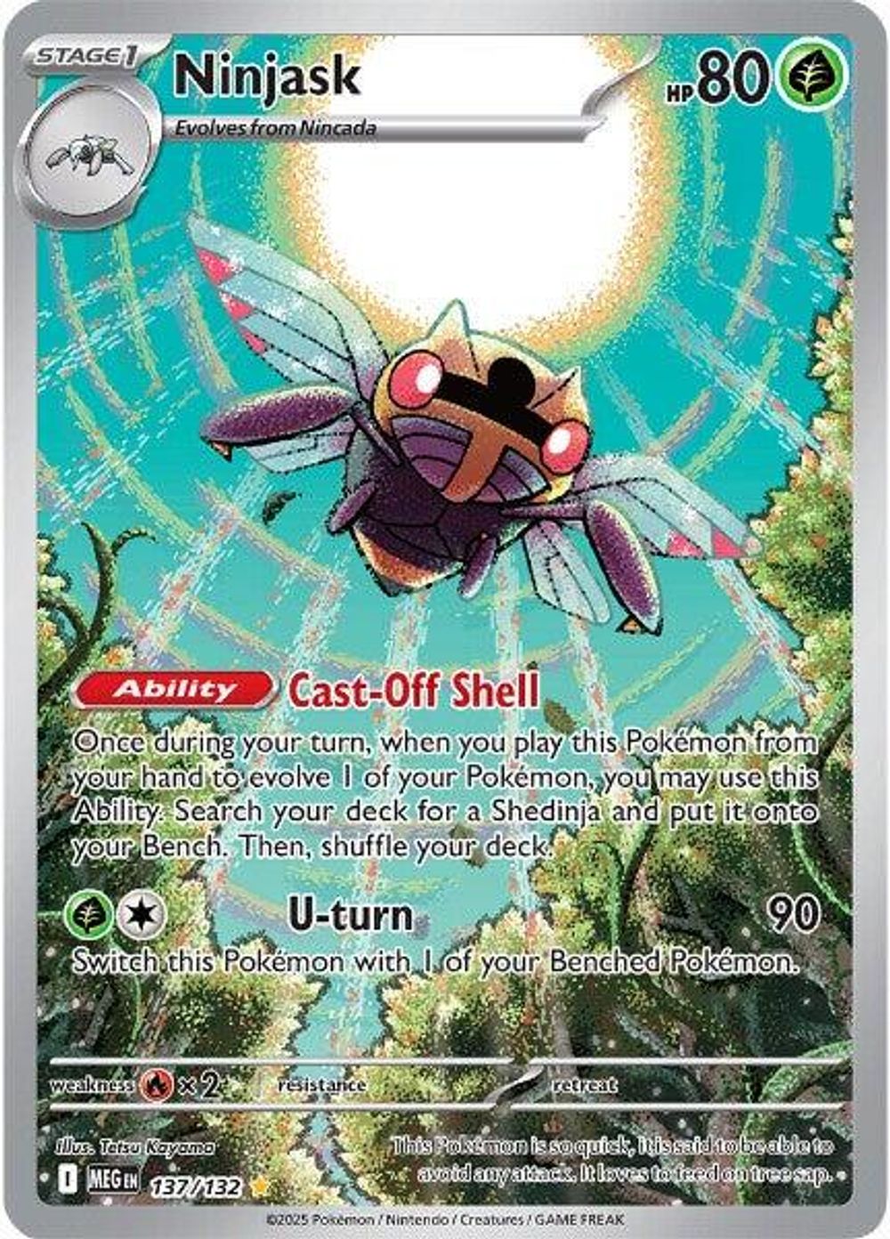 Ninjask - 137/132 — ME01: Mega Evolution