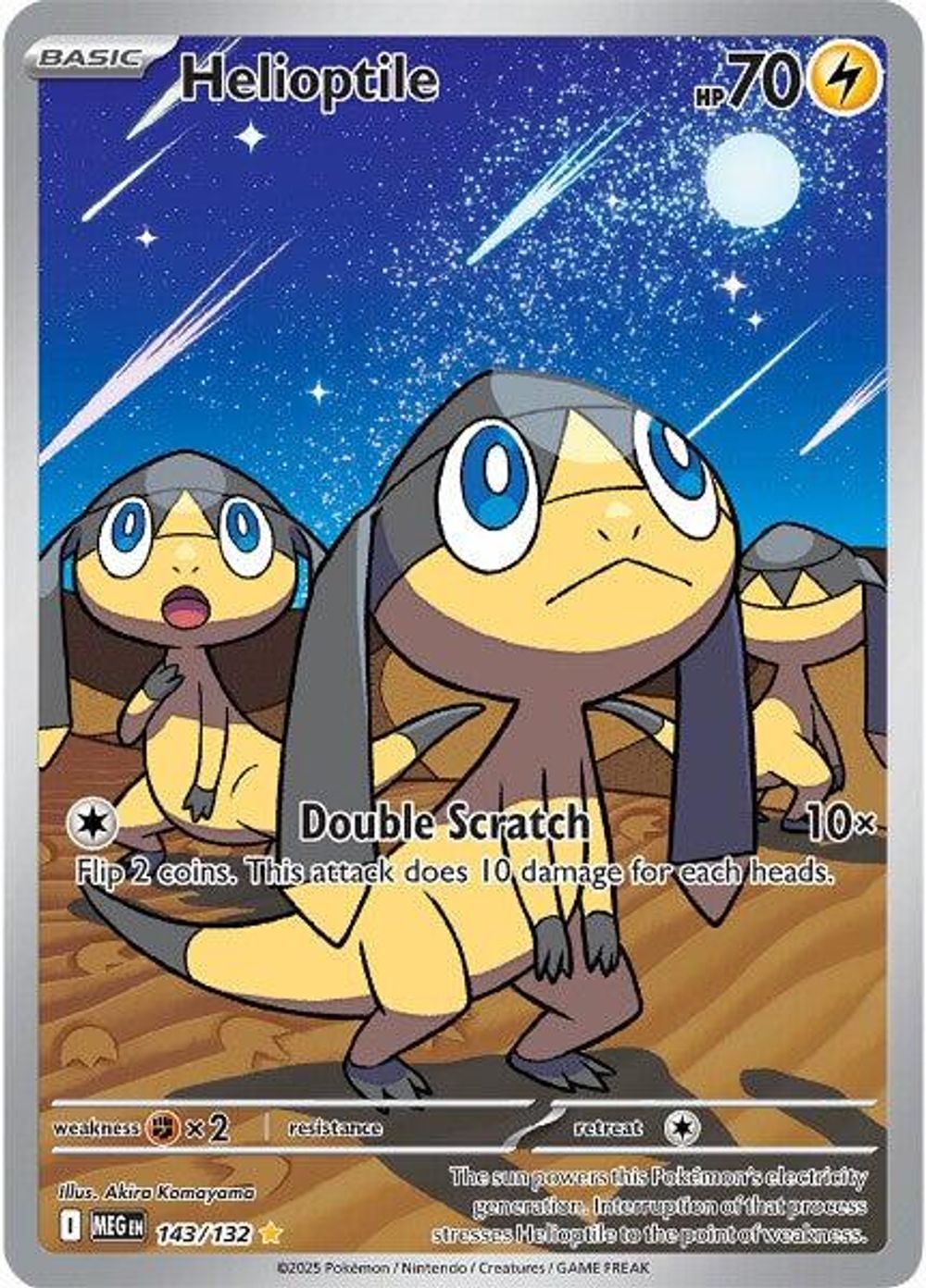 Helioptile - 143/132 — ME01: Mega Evolution