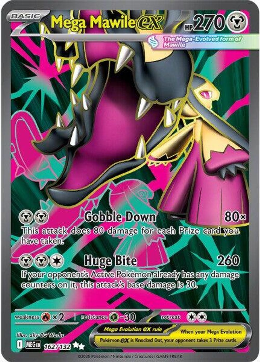 Mega Mawile ex - 162/132 — ME01: Mega Evolution