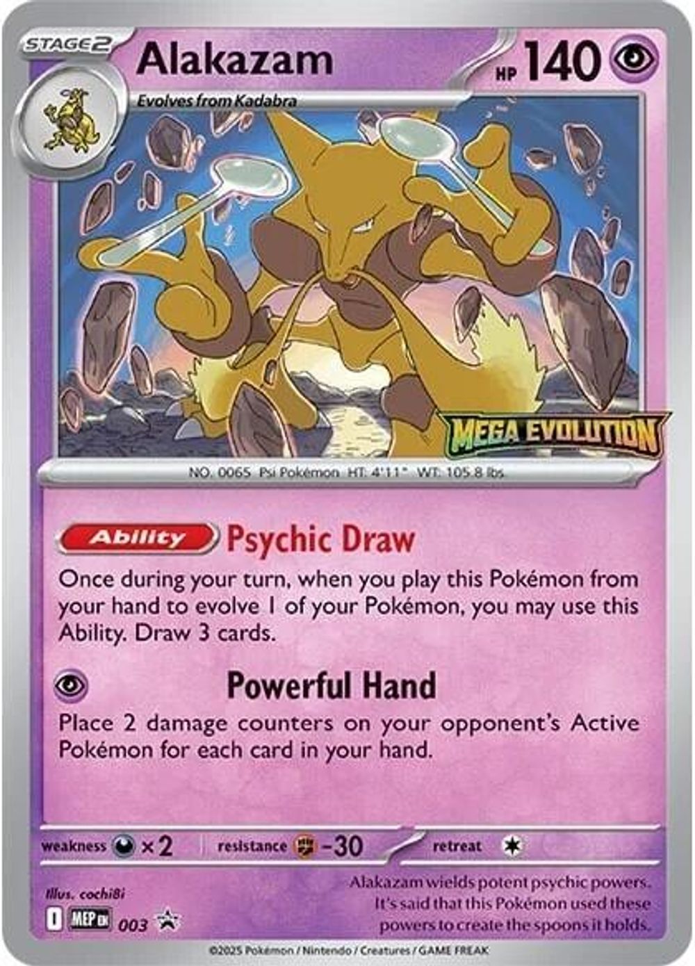 Alakazam - 003 — ME: Mega Evolution Promo