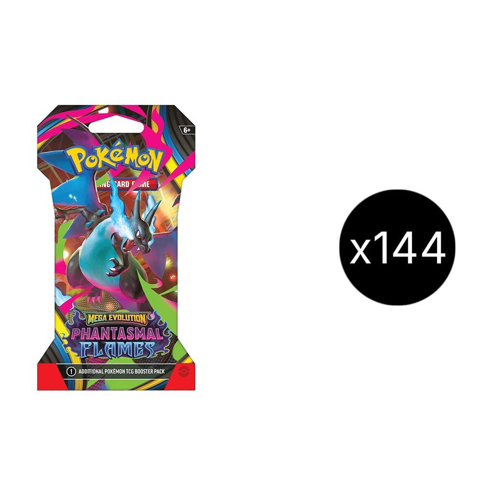 Phantasmal Flames Sleeved Booster Case — ME02: Phantasmal Flames