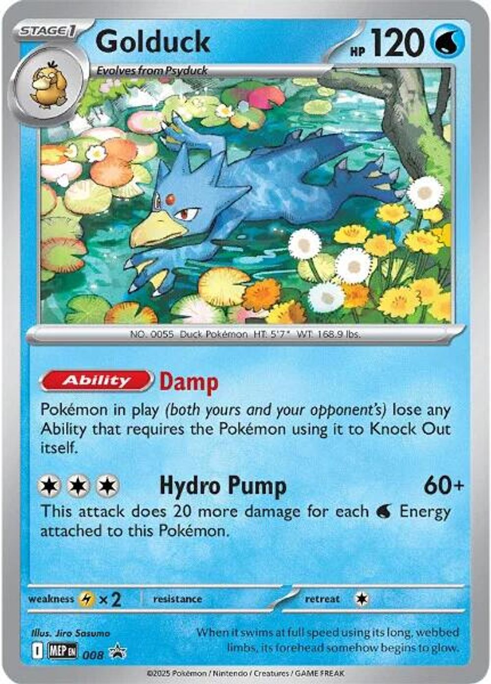 Golduck - 008 — ME: Mega Evolution Promo