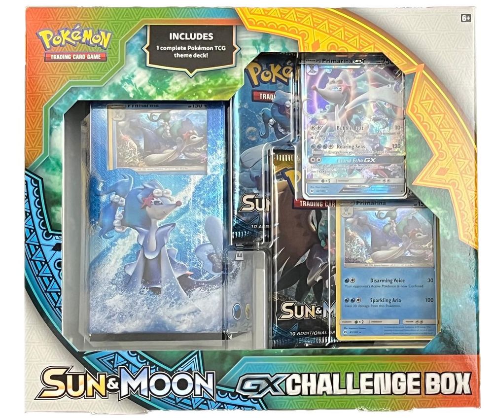Sun & Moon GX Challenge Box [Primarina] — SM Base Set