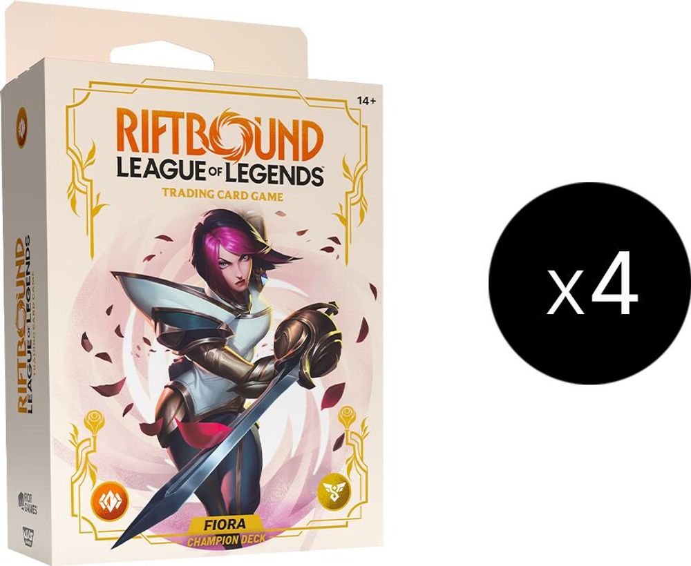 Spiritforged - Champion Deck (Fiora) Display — Spiritforged