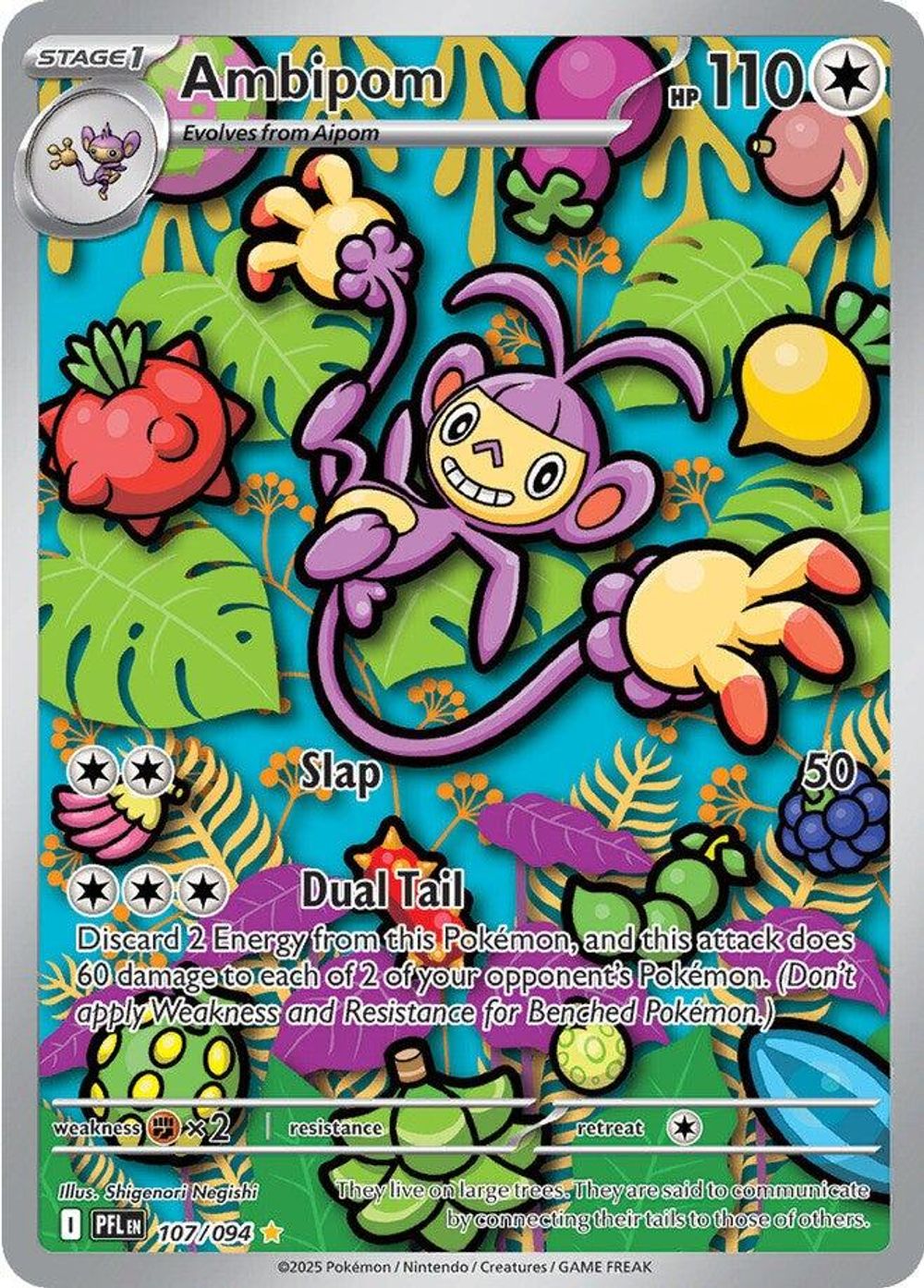 Ambipom - 107/094 — ME02: Phantasmal Flames