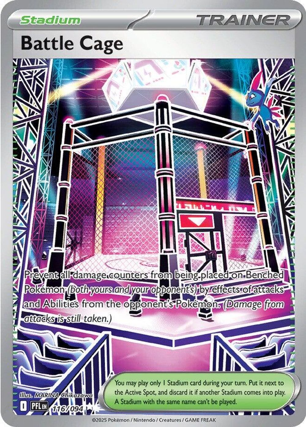 Battle Cage - 116/094 — ME02: Phantasmal Flames