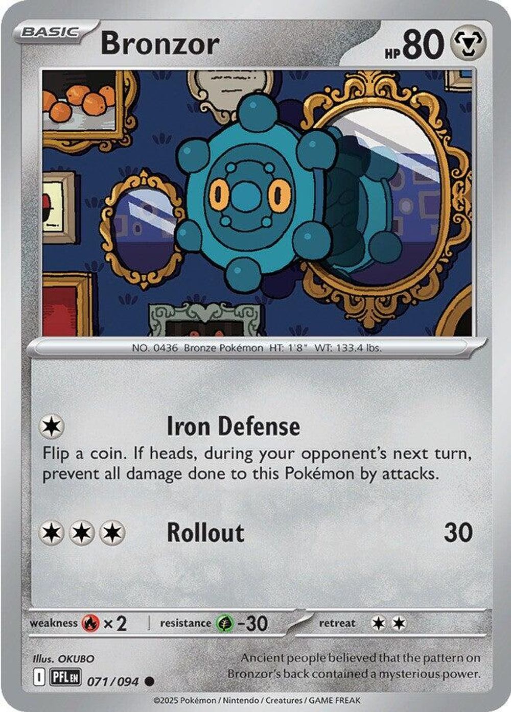 Bronzor — ME02: Phantasmal Flames