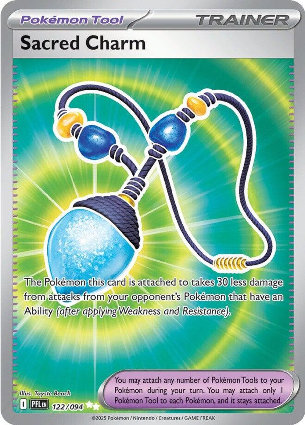 Sacred Charm - 122/094 — ME02: Phantasmal Flames
