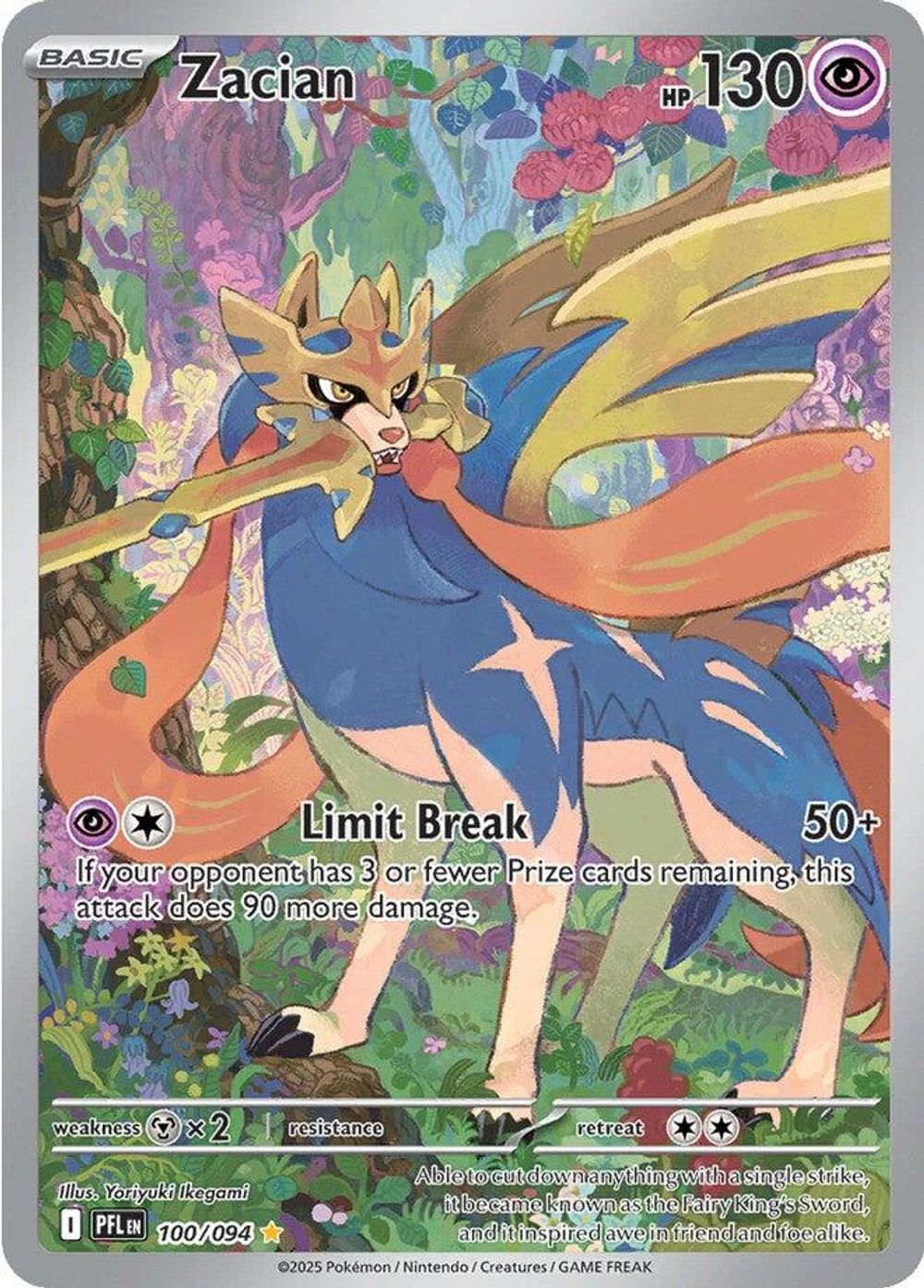 Zacian - 100/094 — ME02: Phantasmal Flames