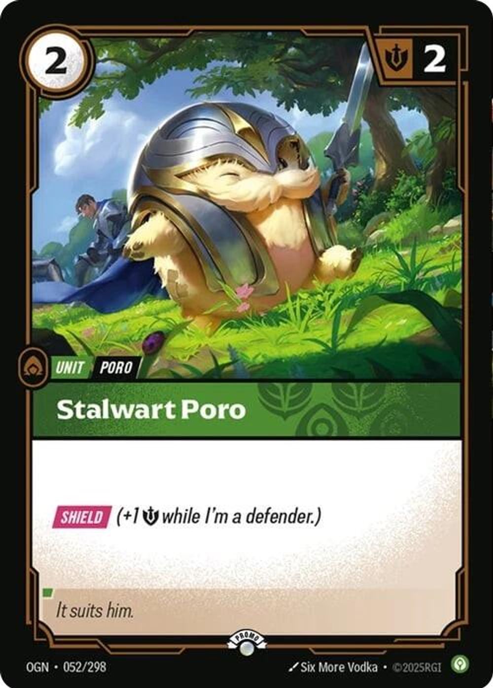 Stalwart Poro — Riftbound Organized Play Promotional Cards