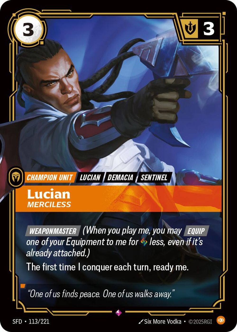 Lucian - Merciless — Spiritforged