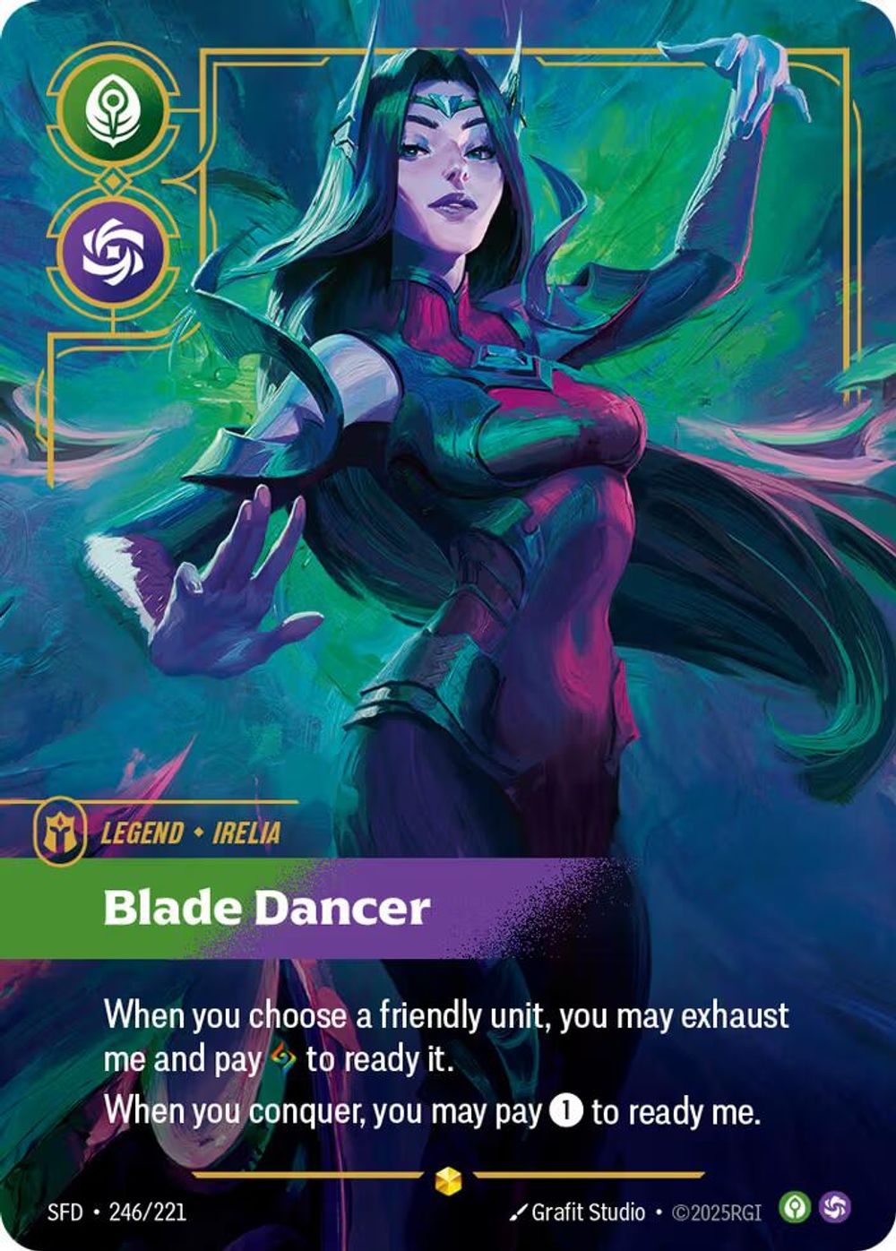 Irelia - Blade Dancer (Overnumbered) — Spiritforged