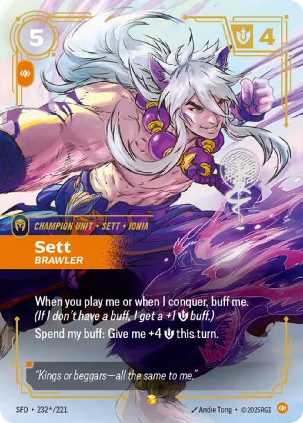 Sett - Brawler (Signature) — Spiritforged
