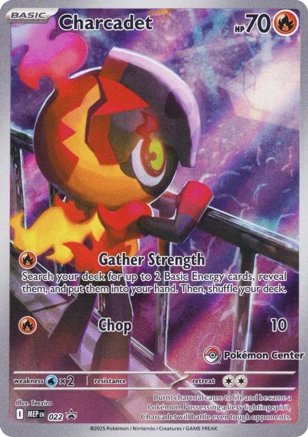 Charcadet - 022 (Pokemon Center Exclusive) — ME: Mega Evolution Promo