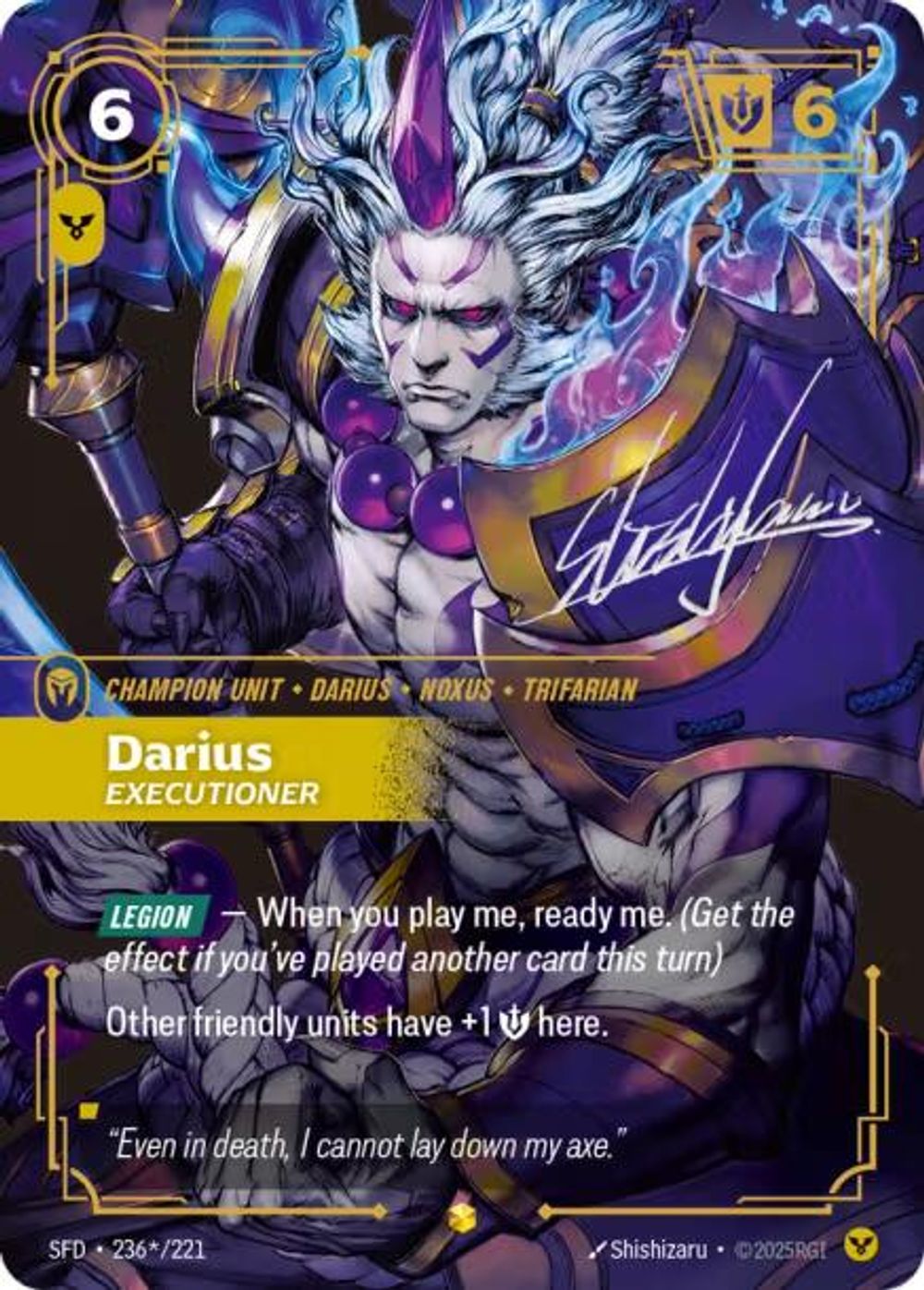 Darius - Executioner (Signature) — Spiritforged
