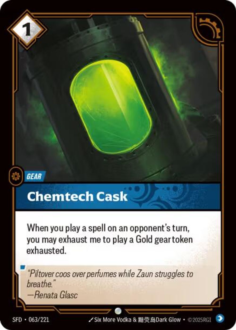 Chemtech Cask — Spiritforged