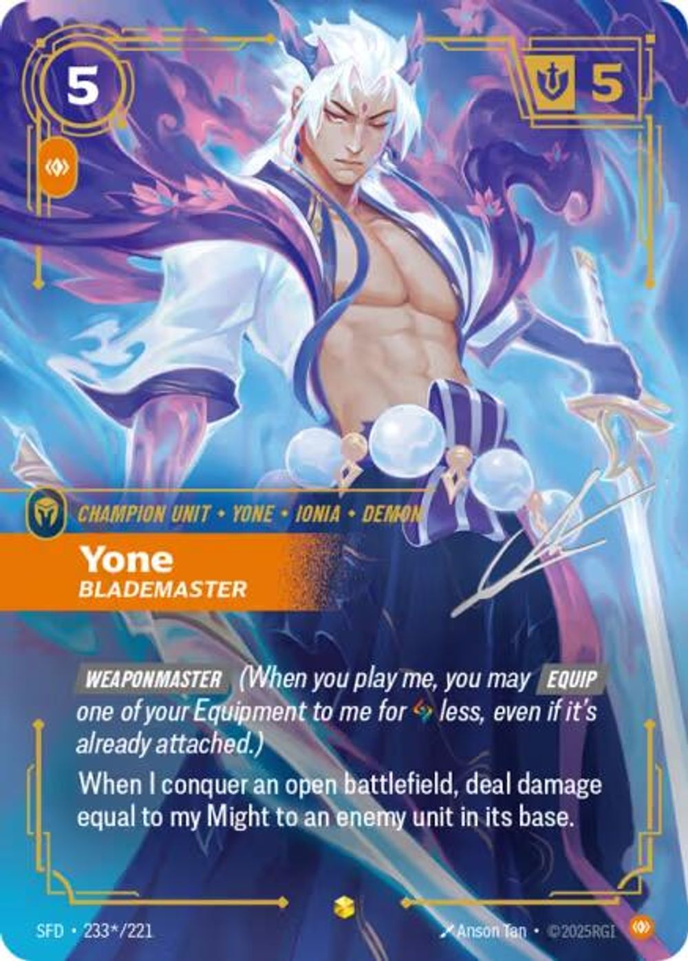 Yone - Blademaster (Signature) — Spiritforged