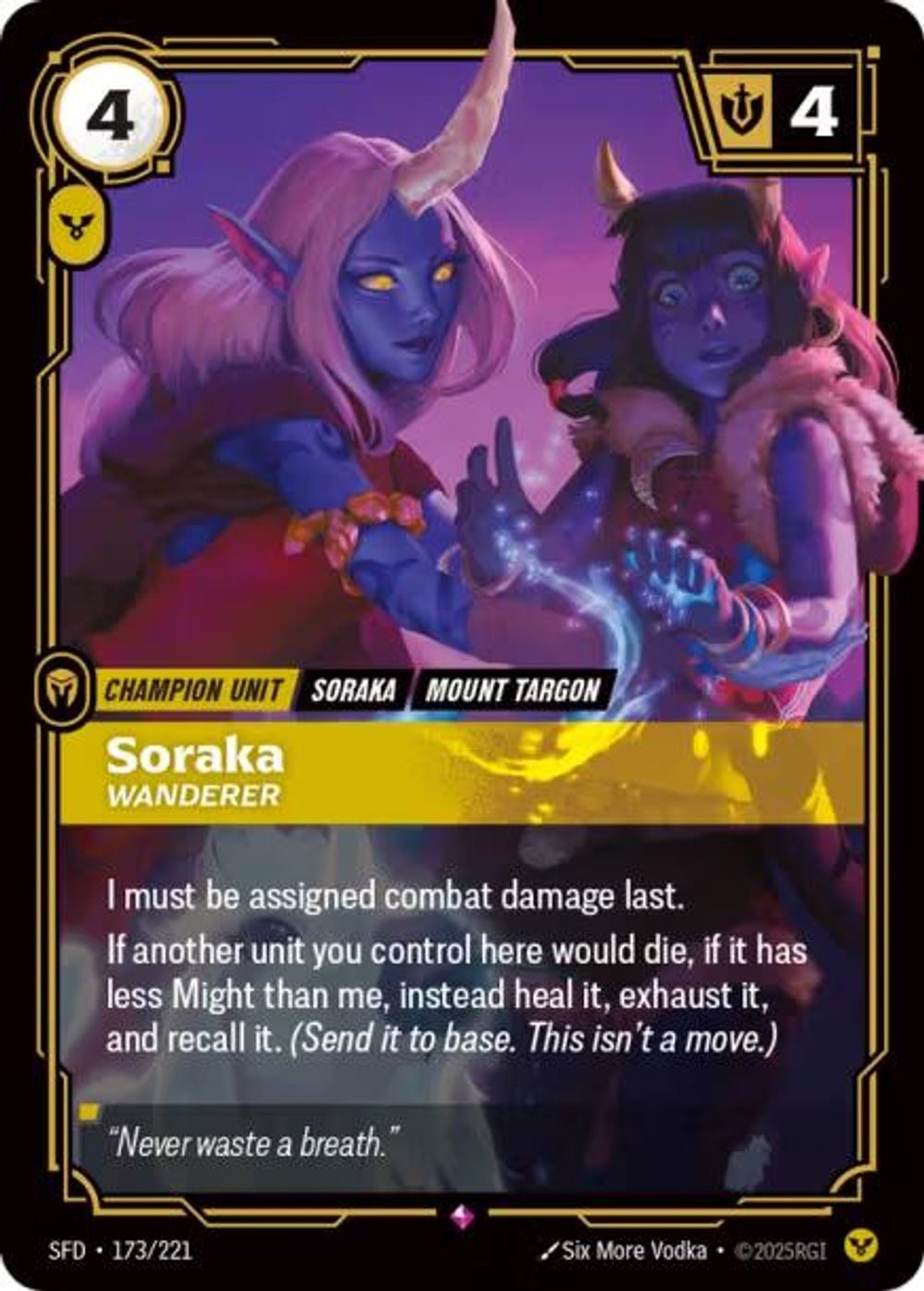 Soraka - Wanderer — Spiritforged