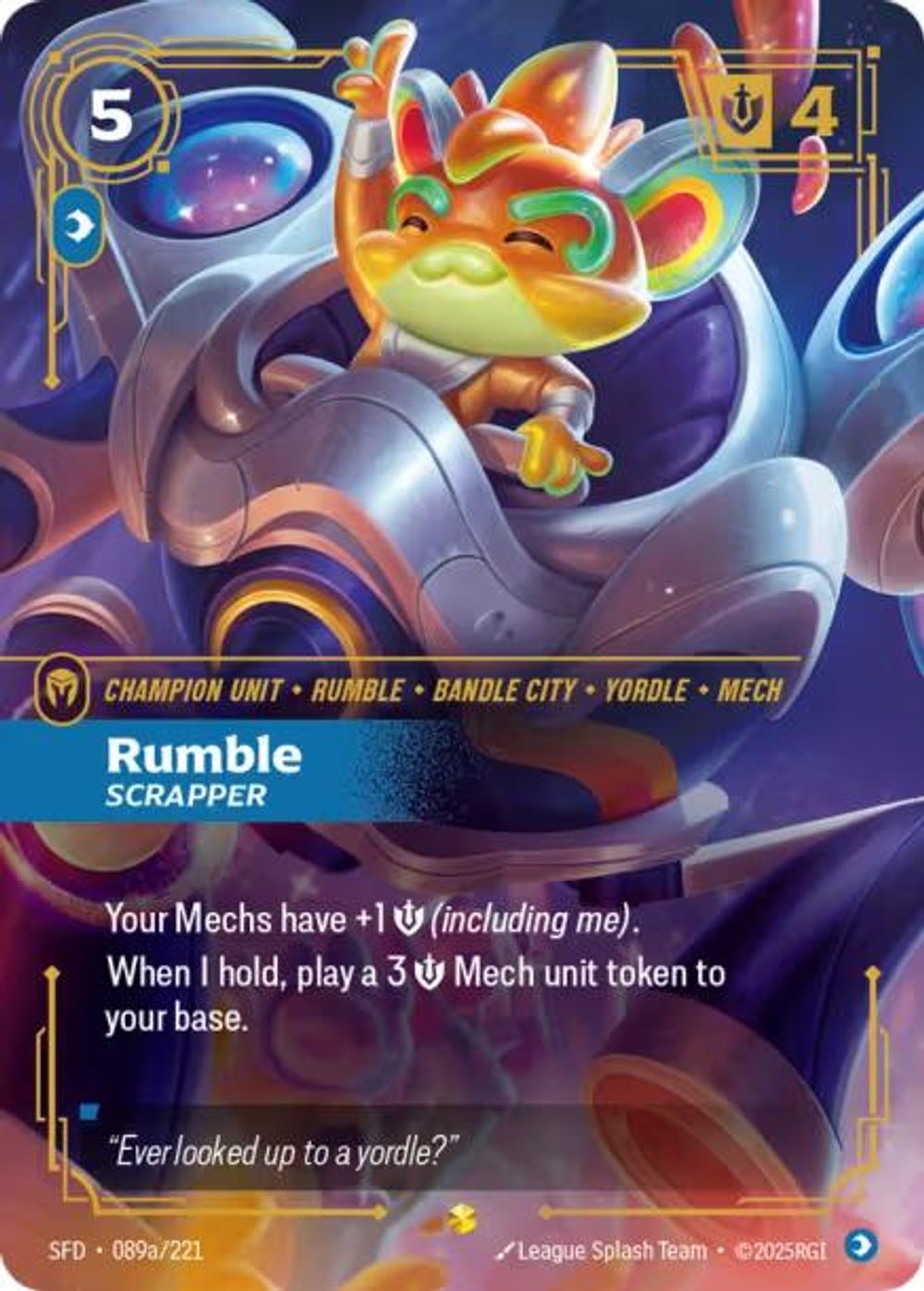 Rumble - Scrapper (Alternate Art) — Spiritforged