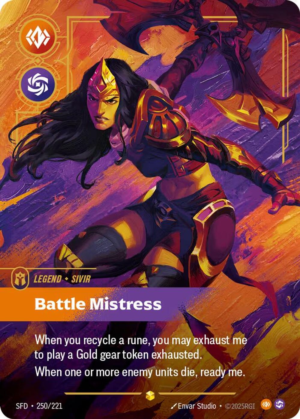 Sivir - Battle Mistress (Overnumbered) — Spiritforged