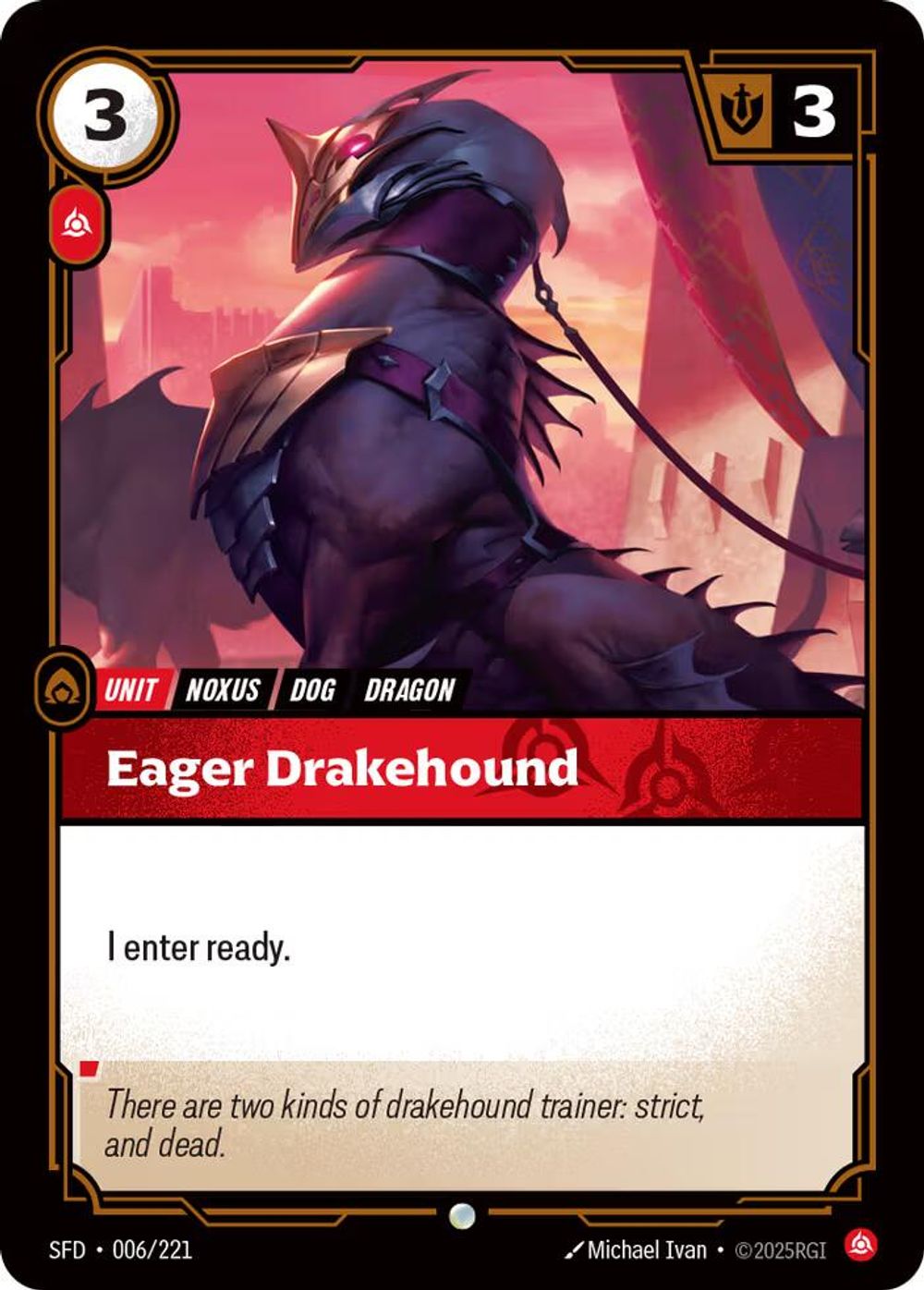 Eager Drakehound — Spiritforged