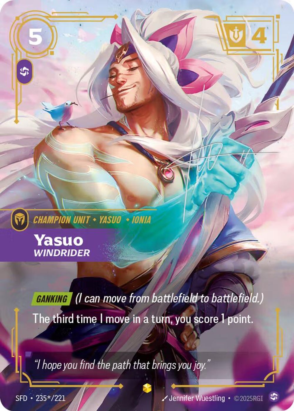 Yasuo - Windrider (Signature) — Spiritforged