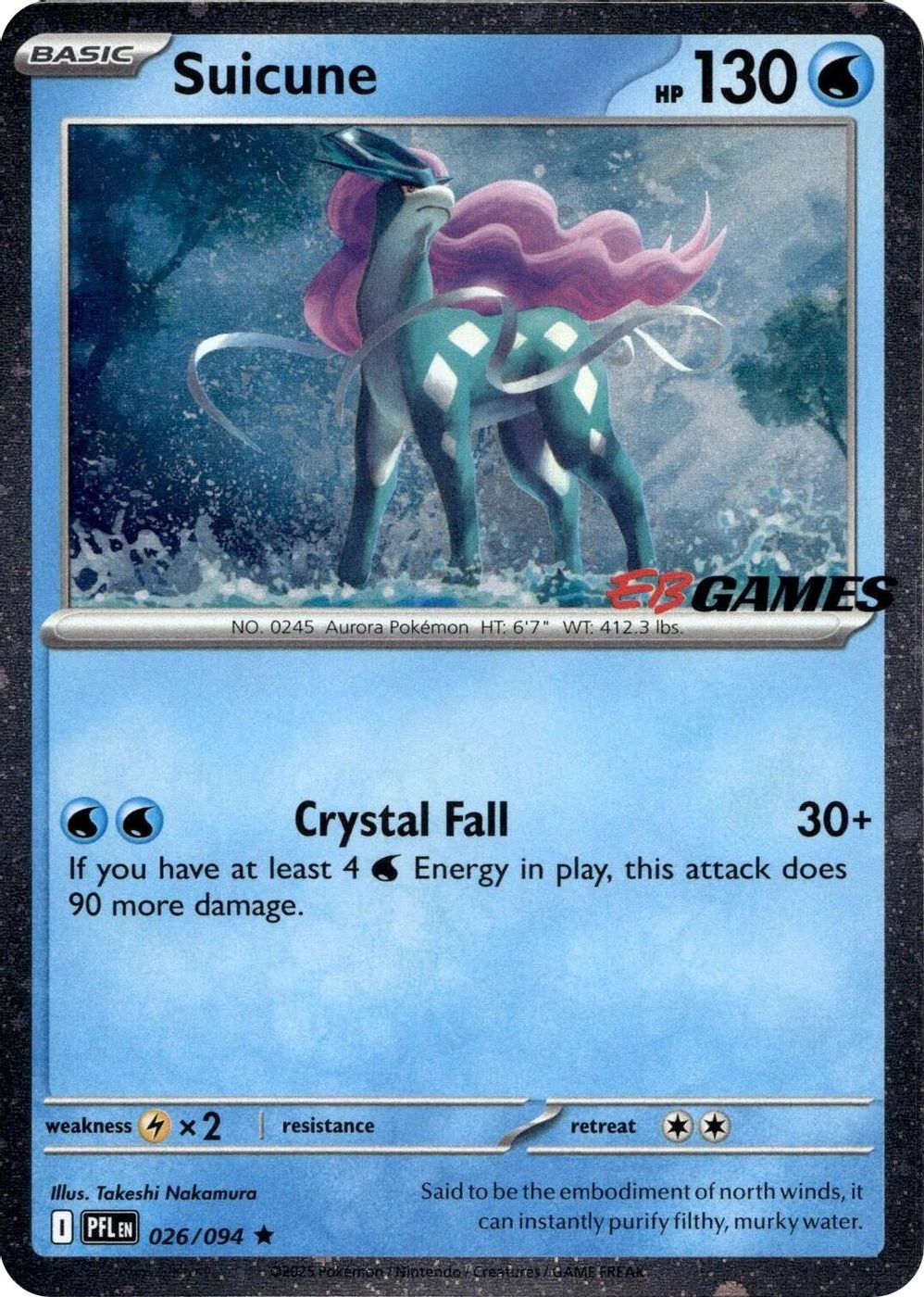 Suicune (EB Games Exclusive) — Miscellaneous Cards & Products