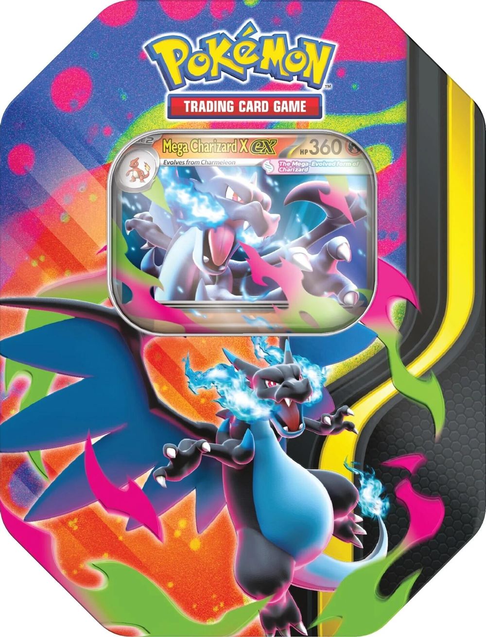 Mega Charizard Tin (Mega Charizard X) — Miscellaneous Cards & Products
