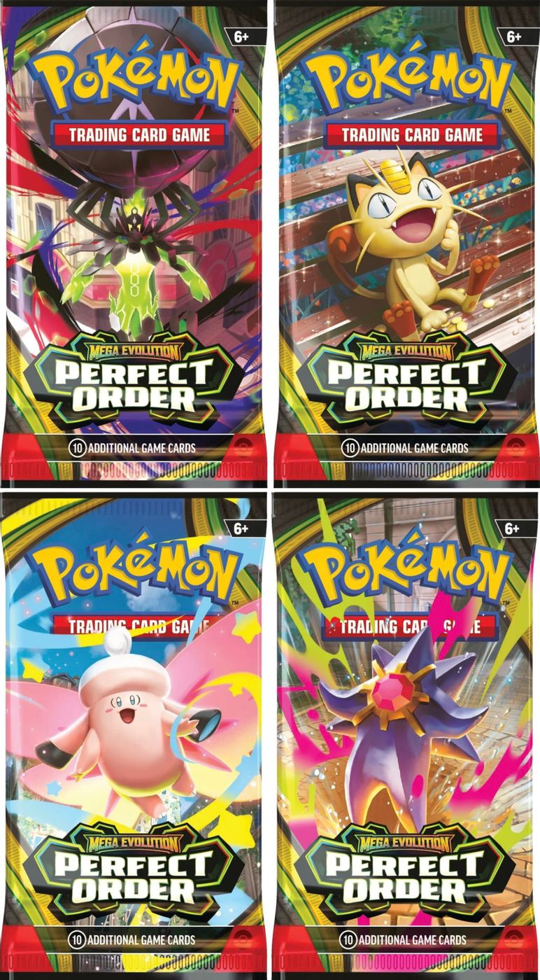 Perfect Order Booster Pack Art Bundle [Set of 4] — ME03: Perfect Order