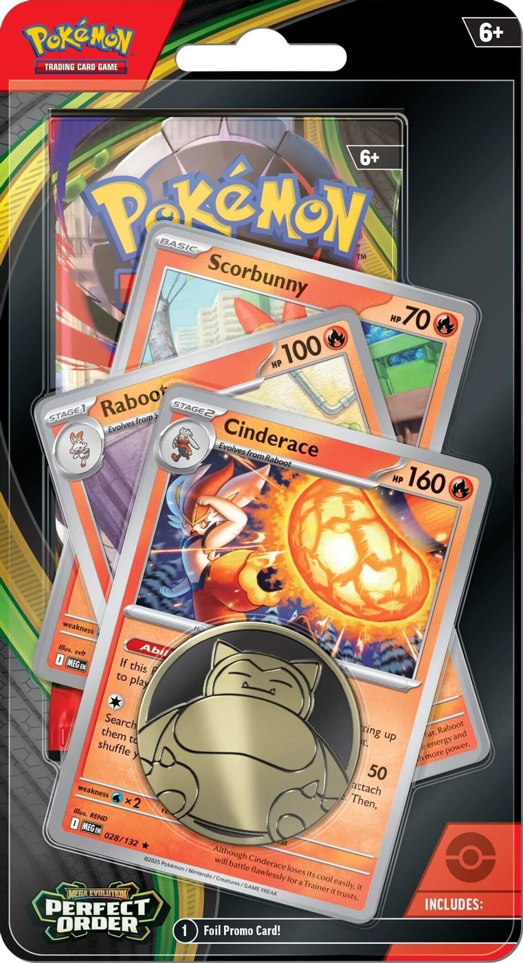 Perfect Order Premium Checklane Blister [Cinderace Line] — ME03: Perfect Order