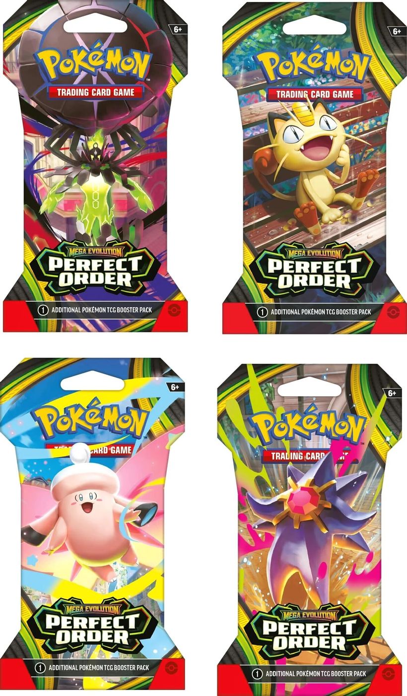 Perfect Order Sleeved Booster Pack Art Bundle [Set of 4] — ME03: Perfect Order