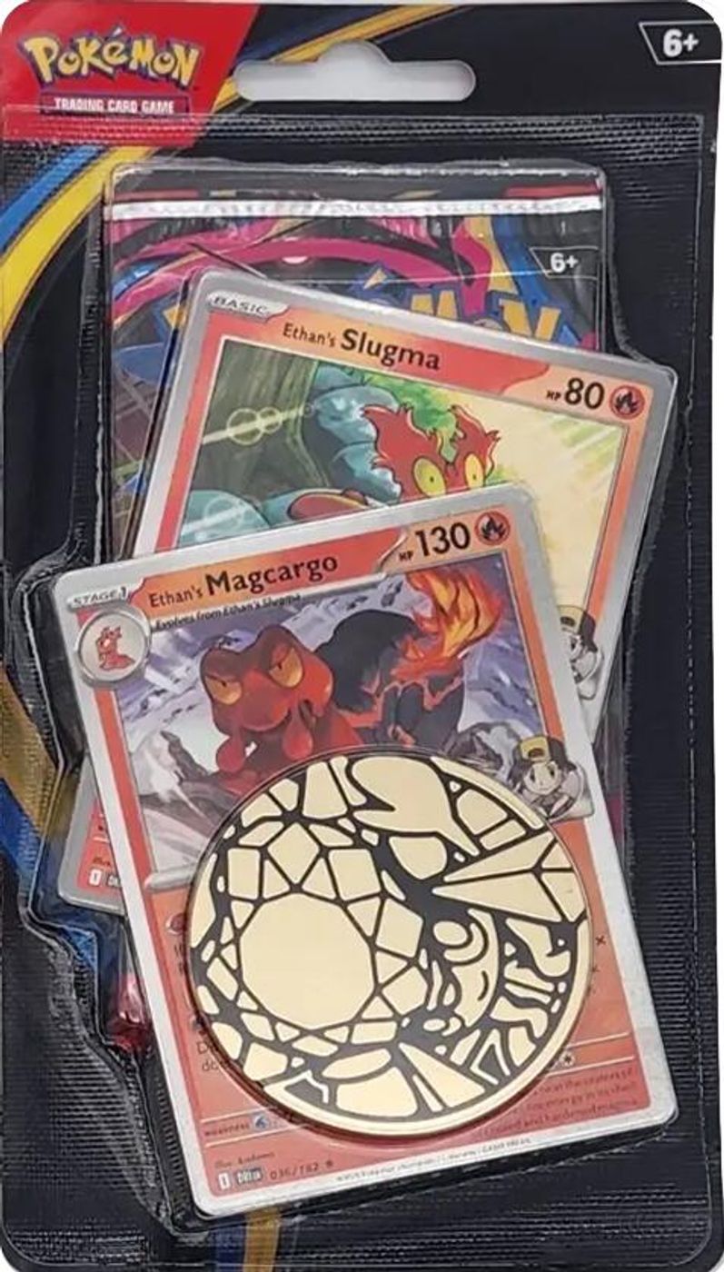 Phantasmal Flames Premium Checklane Blister [Ethan's Magcargo] — ME02: Phantasmal Flames