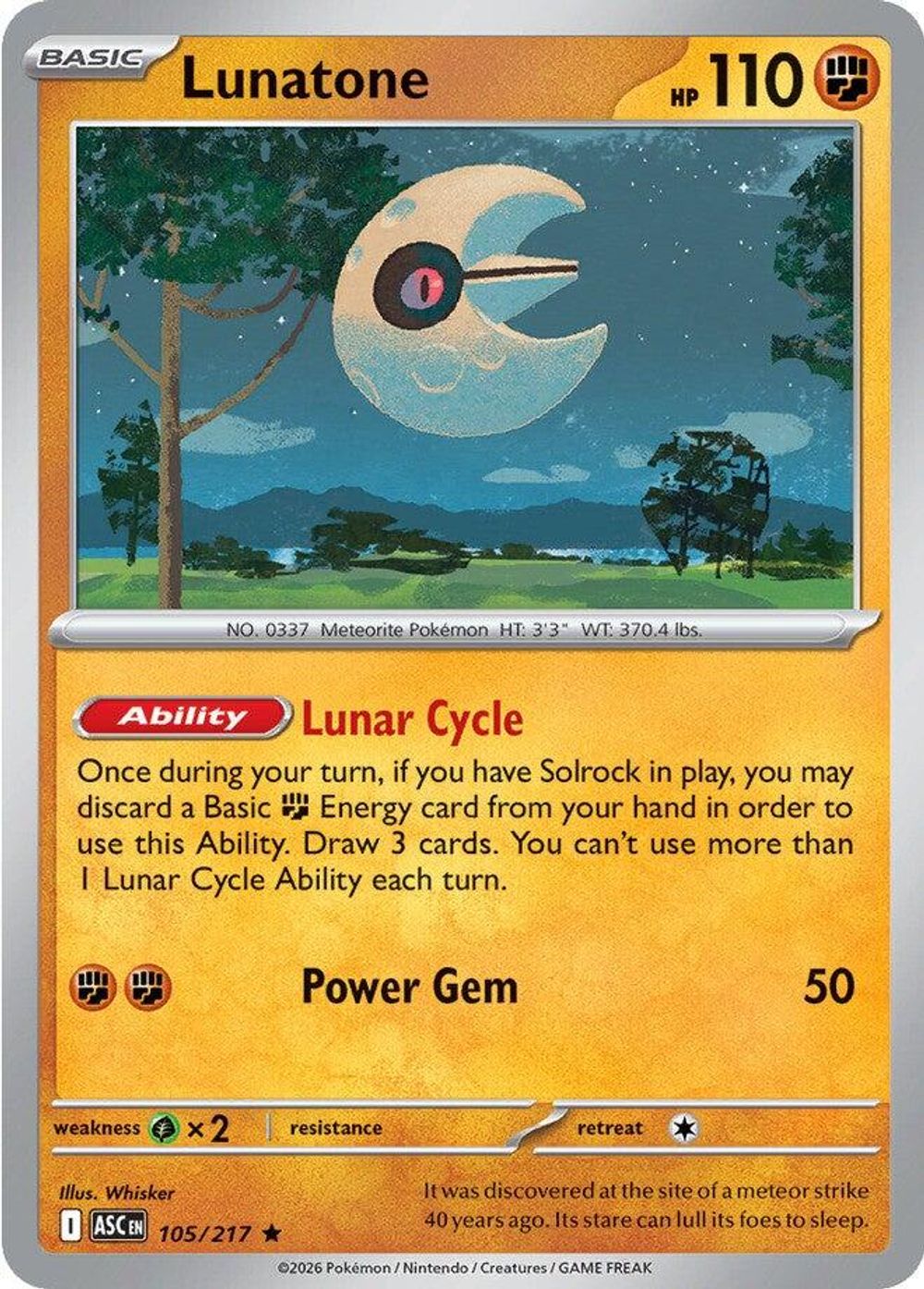Lunatone — ME: Ascended Heroes