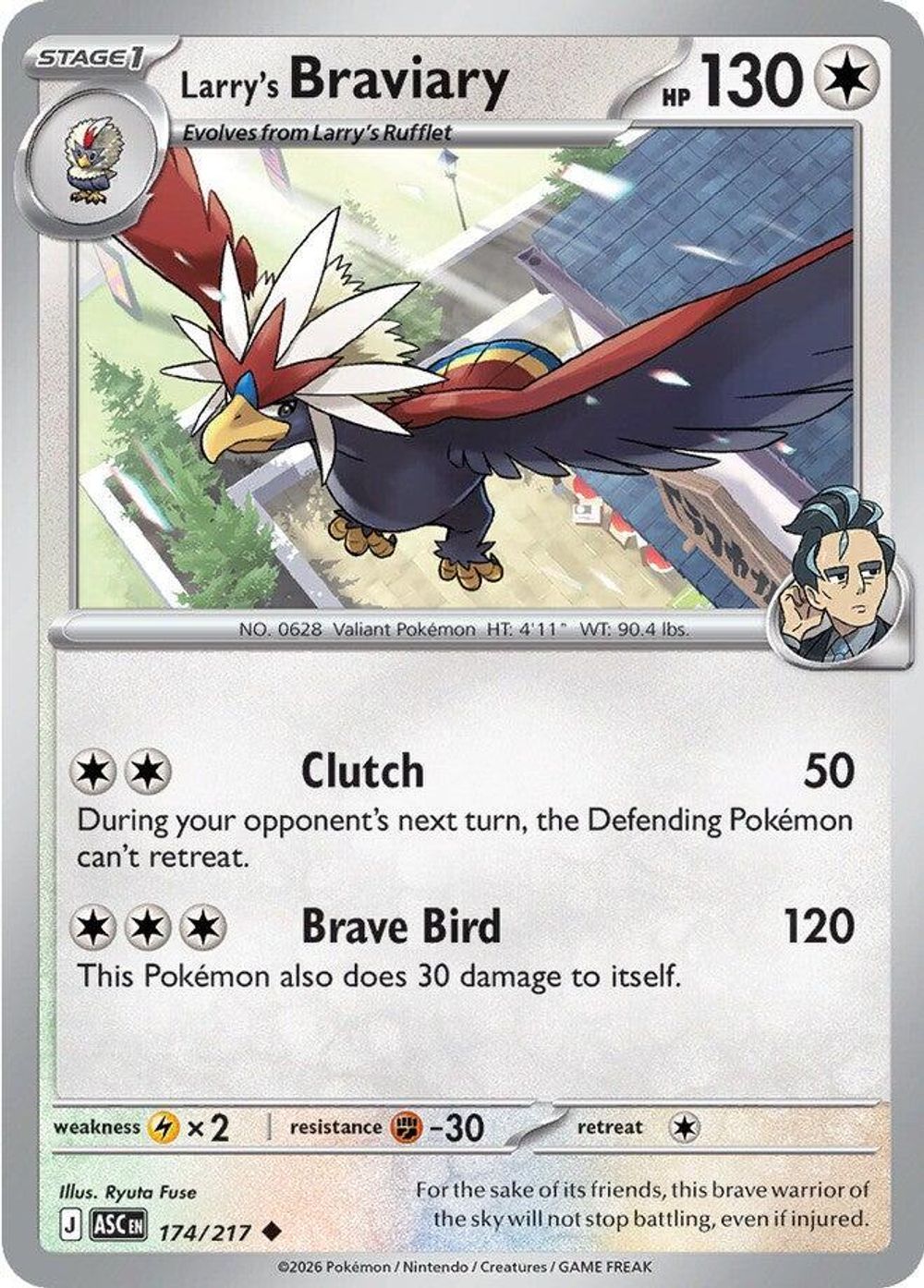 Larry's Braviary — ME: Ascended Heroes