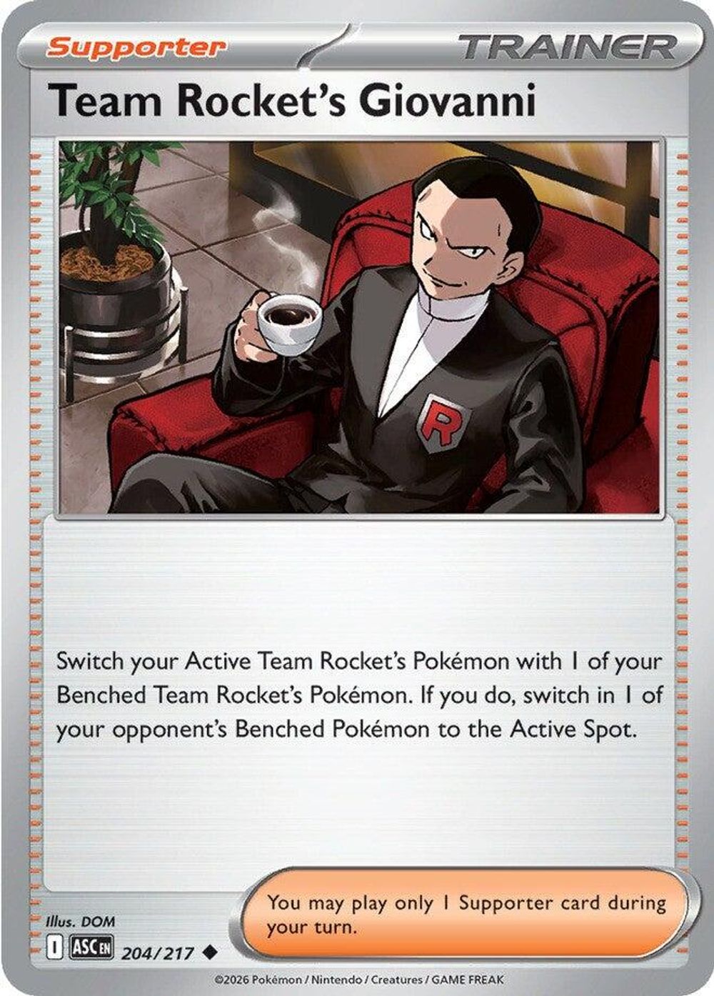 Team Rocket's Giovanni — ME: Ascended Heroes